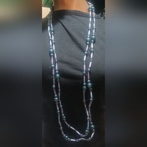 Vintage Diva Long Beaded Necklace